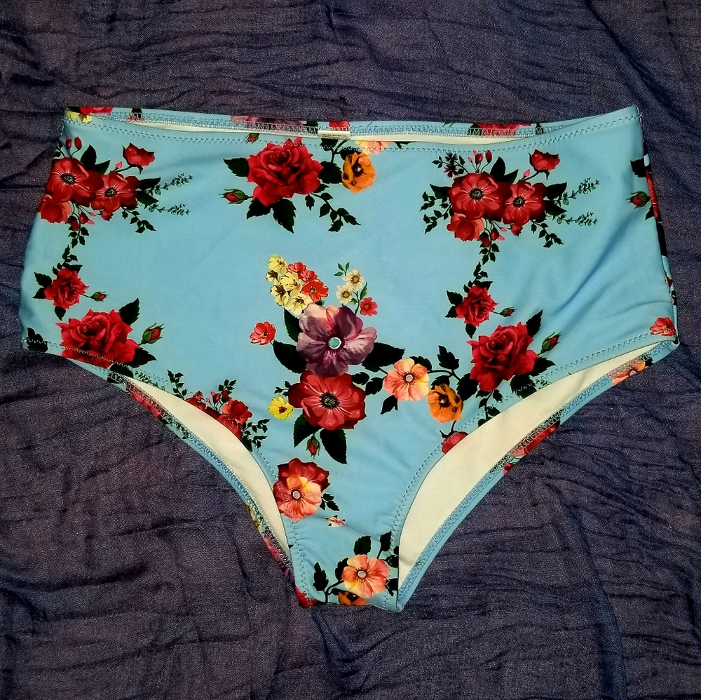 Shein high rise bikini bottoms